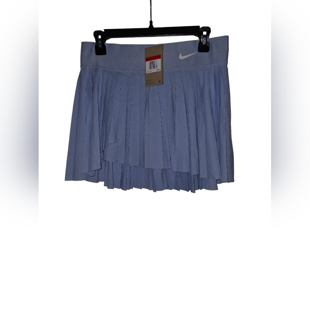 Nike Dri-Fit Pleated Tennis Skirt Blue DQ4984-479 Women's Size Large NEW